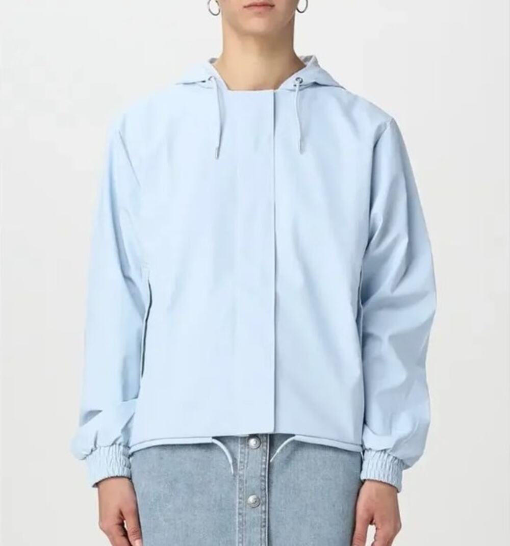 RAINS String Women's Rain Jacket Sky Blue XL NWT